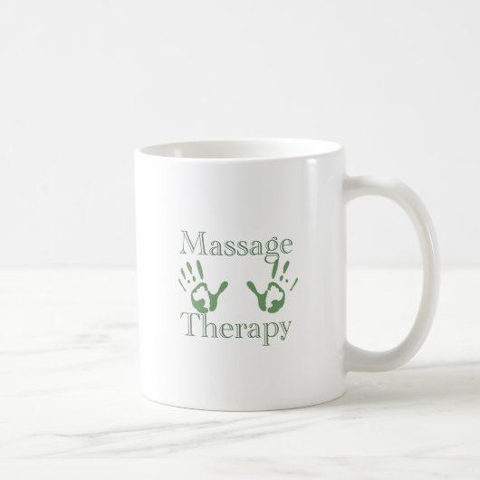Mug Copies de main de thérapie de massage (Droite)