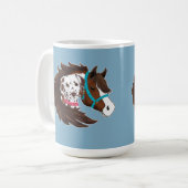 Mug Coppains dalmatiens et chevaux (Devant gauche)