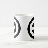 Mug Copyleft - l'information veut être libre (Centre)