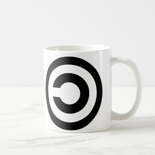 Mug Copyleft - l'information veut être libre (Droite)