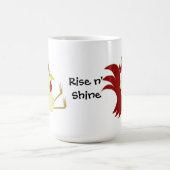 Mug Coq assis drôle (Centre)