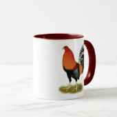 Mug Coq blond comme les blés de coq de combat (Devant droit)