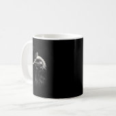 Mug Coq Cool Fumant Une Cigarette Graphique D'Art (Devant gauche)