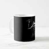 Mug Coq Cool Fumant Une Cigarette Graphique D'art _1 (Devant gauche)