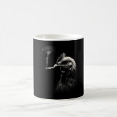 Mug Coq Cool Fumant Une Cigarette Graphique D'art _1 (Centre)