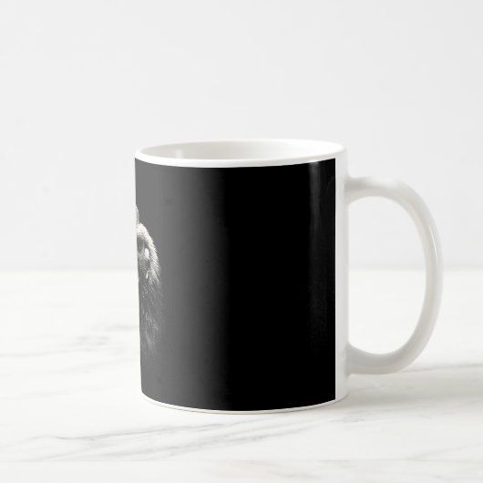 Mug Coq Cool Fumant Une Cigarette Graphique D'art _1 (Droite)