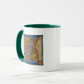 Mug Coq de bestiaire médiéval c. 1270 (Devant gauche)