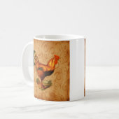 Mug Coq de campagne rustique (Devant gauche)