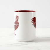 Mug Coq de campagne rustique et cool (Centre)