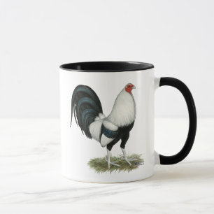 Mug Coq de combat argenté de Duckwing