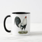 Mug Coq de combat argenté de Duckwing (Gauche)