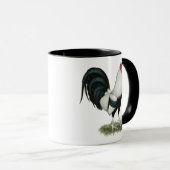 Mug Coq de combat argenté de Duckwing (Devant droit)