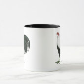 Mug Coq de combat Duckwing argenté (Centre)