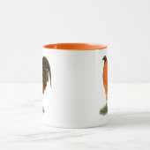 Mug Coq de combat Ginger Rouge (Centre)