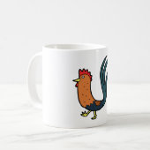 Mug Coq de dessin animé mignon (Devant gauche)
