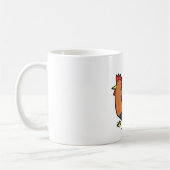 Mug Coq de dessin animé mignon (Gauche)