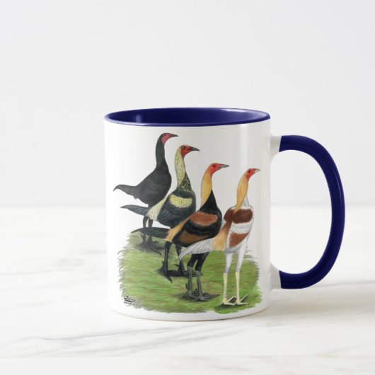 Mug Coq de jeu moderne (Droite)
