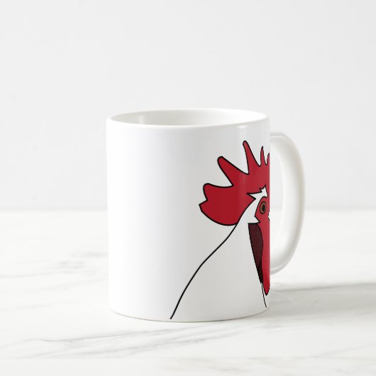 Mug Coq de poulet (Devant droit)