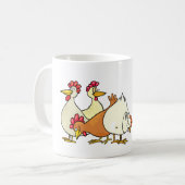 Mug Coq Et Poules (Devant gauche)