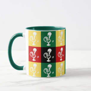 Mug Coq portugais de Barcelos coloré motif