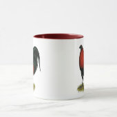 Mug Coq Rouge Noir BB Américain (Centre)
