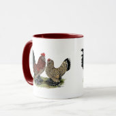 Mug Coqs nains de D'Uccle :  Mille Fleur (Devant gauche)