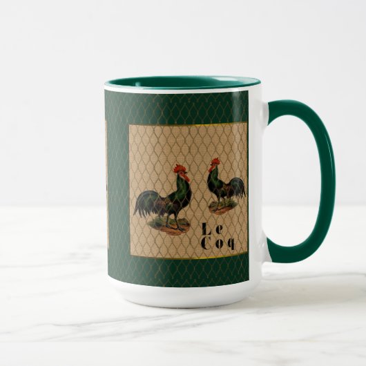 Mug Coqs un cru de Ferme de La (Droite)