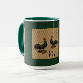 Mug Coqs un cru de Ferme de La (Devant gauche)