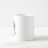 Mug Coque de sirène mignonne personnalisée (Centre)