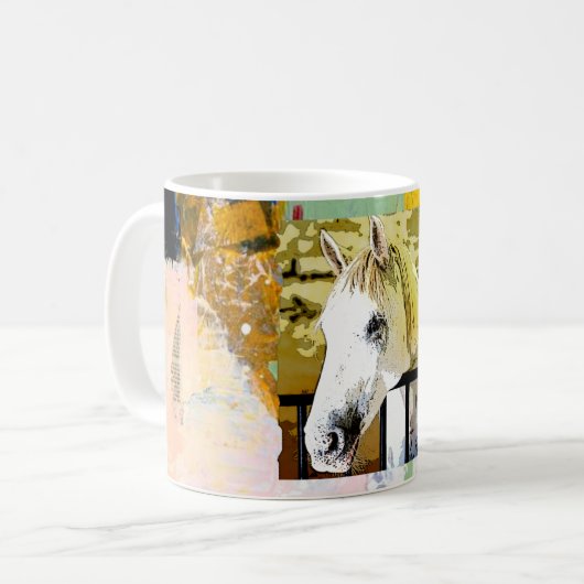 Mug Coque iphone de peinture de cheval (Devant gauche)