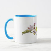 Mug coquelicot et oiseau (Gauche)