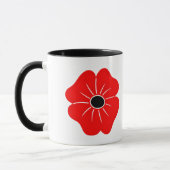 Mug Coquelicot rouge (Gauche)