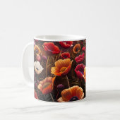 Mug Coquelicots Colorés (Devant gauche)