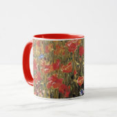 Mug Coquelicots par Robert Vonnoh, Impressionnisme Vin (Devant gauche)