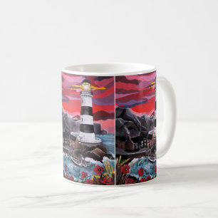 Mug Coquelicots près du phare Peinture d'Alfred Fox