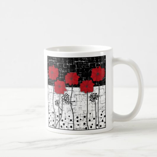 Mug Coquelicots rouges (Droite)