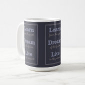 Mug Coques de devis motivationnelles (Devant gauche)