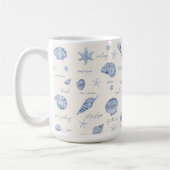 Mug Coques Starfish Sun Fun Texte bleu ID918 (Gauche)