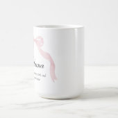 Mug Coquete pink bow Classic Sticker  (Centre)