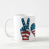 Mug Coquette 4 juillet Drapeau américain Cherry (Gauche)