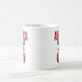 Mug Coquette 4 juillet Drapeau américain Cherry (Centre)