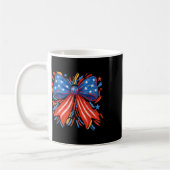Mug Coquette Américain Féminin 4 Juillet Drapeau Améri (Gauche)