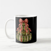 Mug Coquette Bow Christmas Books Xmas Tree Librarian (Gauche)