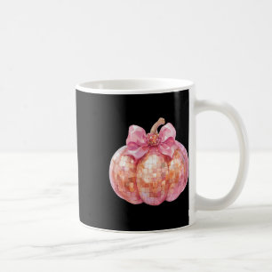 Mug Coquette Bow Disco Citrouille Automne Automne Auto