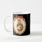 Mug Coquette Bow Funny Bunny Eggs Rabbit Happy Easter  (Gauche)