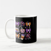 Mug Coquette Bow Ghost Cute Halloween Enseignantes Fem (Gauche)