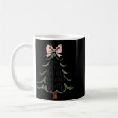 Mug Coquette Bow Jesus Christmas Tree Oh Come Let Us A (Gauche)