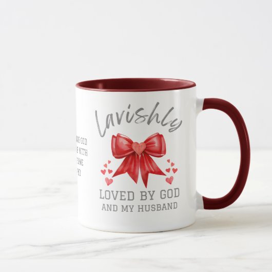 Mug Coquette Bow LAVISHLY AIMÉ Christian Valentine (Droite)