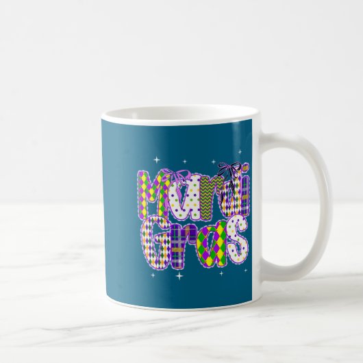 Mug Coquette Bow Mardi Gras New Orleans Louisiana Dalm (Droite)