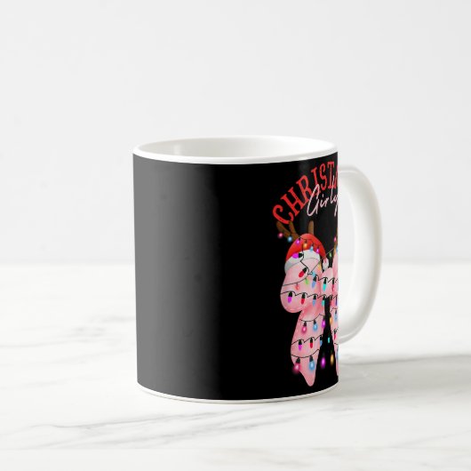 Mug Coquette Bow Nk Gingerbread Noël Fille Noël H (Devant droit)